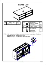 Предварительный просмотр 3 страницы Amart Furniture HADLEY 68615 Assembly Instruction