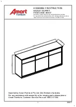 Amart Furniture HADLEY 68617 Assembly Instruction предпросмотр