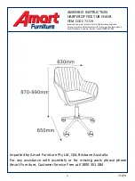 Amart Furniture HARPER 71729 Assembly Instruction Manual preview