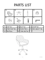 Preview for 3 page of Amart Furniture HARPER 71729 Assembly Instruction Manual