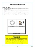 Preview for 2 page of Amart Furniture HERCULES 66095 Assembly Instruction Manual