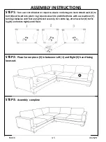 Предварительный просмотр 4 страницы Amart Furniture HOLLOWAY U6262B Assembly Instruction