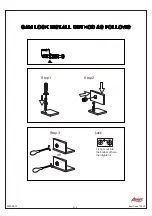 Предварительный просмотр 5 страницы Amart Furniture KALISTA 70232 Assembly Instruction Manual