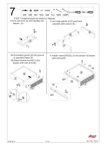 Предварительный просмотр 10 страницы Amart Furniture KALISTA 70232 Assembly Instruction Manual