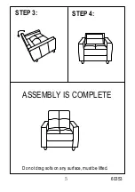 Preview for 5 page of Amart Furniture KELLER 60353 Assembly Instruction Manual