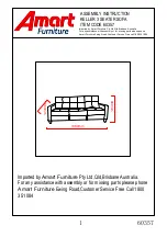 Preview for 1 page of Amart Furniture KELLER 60357 Assembly Instruction Manual