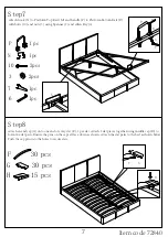 Preview for 7 page of Amart Furniture KHYBER 72840 Assembly Instruction Manual