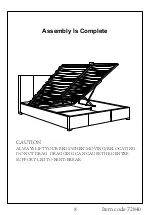 Preview for 8 page of Amart Furniture KHYBER 72840 Assembly Instruction Manual