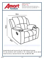 Amart Furniture KIPTON 69463 Assembly Instruction Manual предпросмотр