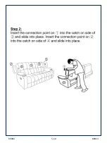 Предварительный просмотр 5 страницы Amart Furniture KIPTON 69466 Assembly Instruction Manual