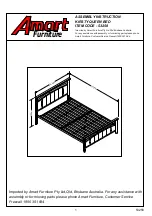 Preview for 1 page of Amart Furniture KIRSTY 53258 Assembly Instruction Manual