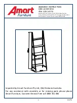 Preview for 1 page of Amart Furniture KOBI 65770 Assembly Instruction Manual