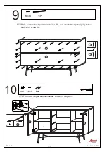 Предварительный просмотр 11 страницы Amart Furniture KORI 61066 Assembly Instruction Manual