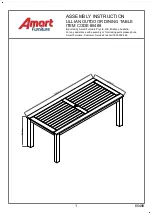 Amart Furniture Lillian 65488 Assembly Instruction Manual preview