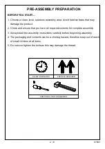 Preview for 2 page of Amart Furniture MALLORY 67093 Assembly Instruction Manual