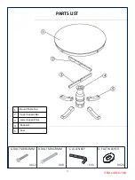 Preview for 3 page of Amart Furniture MARSEILLE 67369 Assembly Instruction Manual