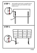 Preview for 4 page of Amart Furniture MIDTOWN 61335 Assembly Instruction Manual