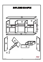 Предварительный просмотр 3 страницы Amart Furniture MORGANA 72882 Assembly Instruction Manual