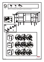 Предварительный просмотр 11 страницы Amart Furniture MORGANA 72882 Assembly Instruction Manual