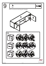 Предварительный просмотр 11 страницы Amart Furniture MORGANA ETU 72881 Assembly Instruction Manual