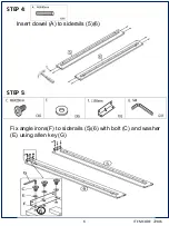 Preview for 6 page of Amart Furniture NARA 72815 Assembly Instruction Manual