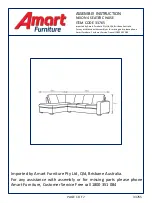 Preview for 1 page of Amart Furniture NIXON 33765 Assembly Instruction Manual