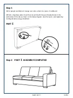 Preview for 4 page of Amart Furniture NIXON 33765 Assembly Instruction Manual