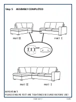 Preview for 6 page of Amart Furniture NIXON 33765 Assembly Instruction Manual