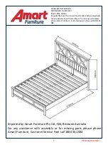 Amart Furniture NORMANDY 69583 Assembly Instruction Manual preview