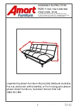 Amart Furniture PERCY Click Clack 72142 Assembly Instruction Manual preview