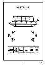 Preview for 3 page of Amart Furniture PERCY Click Clack 72142 Assembly Instruction Manual