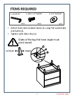 Предварительный просмотр 4 страницы Amart Furniture REIMS BEDSIDE 73887 Assembly Instruction Manual