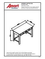 Preview for 1 page of Amart Furniture RICARDO 62499 Assembly Instruction Manual