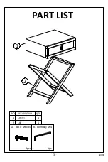 Preview for 3 page of Amart Furniture ROSCO 64397 Assembly Instruction Manual