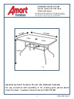 Amart Furniture SAILOR 1400 Assembly Instruction Manual preview