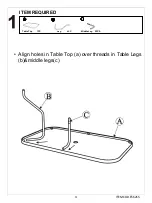 Preview for 4 page of Amart Furniture SAILOR 1400 Assembly Instruction Manual