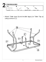 Preview for 5 page of Amart Furniture SAILOR 1400 Assembly Instruction Manual