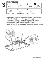 Preview for 6 page of Amart Furniture SAILOR 1400 Assembly Instruction Manual