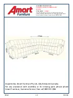 Amart Furniture SALOON M503G Assembly Instruction Manual preview