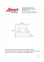 Amart Furniture SAN MARCO 54733 Assembly Instruction Manual preview