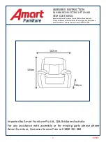 Amart Furniture SAN MARCO 60501 Assembly Instruction Manual preview