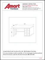 Amart Furniture SETTLER 63444 Assembly Instruction Manual preview