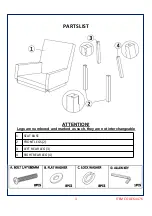 Preview for 4 page of Amart Furniture Signature 64476 Assembly Instruction Manual