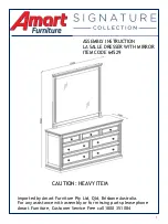 Amart Furniture SIGNATURE 64529 Assembly Instruction Manual preview