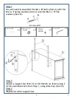 Предварительный просмотр 5 страницы Amart Furniture SIGNATURE 64529 Assembly Instruction Manual