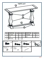 Предварительный просмотр 4 страницы Amart Furniture Signature LASALLE 64102 Assembly Instruction Manual