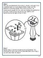 Предварительный просмотр 6 страницы Amart Furniture Signature LASALLE 64102 Assembly Instruction Manual