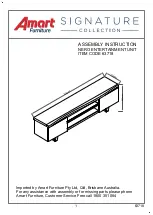 Amart Furniture SIGNATURE NERO Assembly Instruction Manual предпросмотр