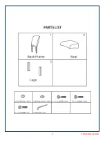 Предварительный просмотр 3 страницы Amart Furniture SILVERWOOD MK2 67398 Assembly Instruction Manual