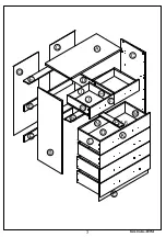 Preview for 4 page of Amart Furniture Spacesaver 49154 Assembly Instructions Manual